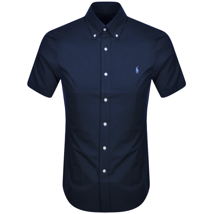 Alternative Image for ProductRalph Lauren Custom Fit Short Sleeve Shirt Navy1
